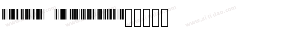 Libre Barcode字体转换